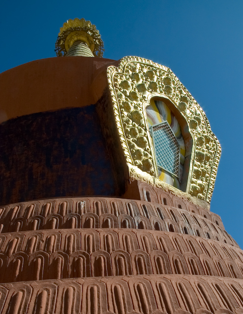 China_Feb_06_7650_Edit.jpg - Sera Stupa. Tibet, China 14x18 framed