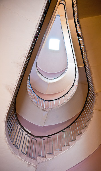 India_JanFeb_10_Jodhpur_6329_Edit.jpg - 20x36 canvas,  Teardrop Staircase, Jodhpur, India